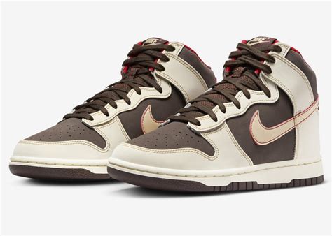 nike dunk high braun beige|nike dunk high.